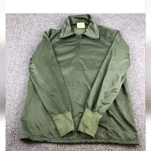US Military Issue Sleeping Heat Retentive Moisture Resistant Green Shirt Size XL